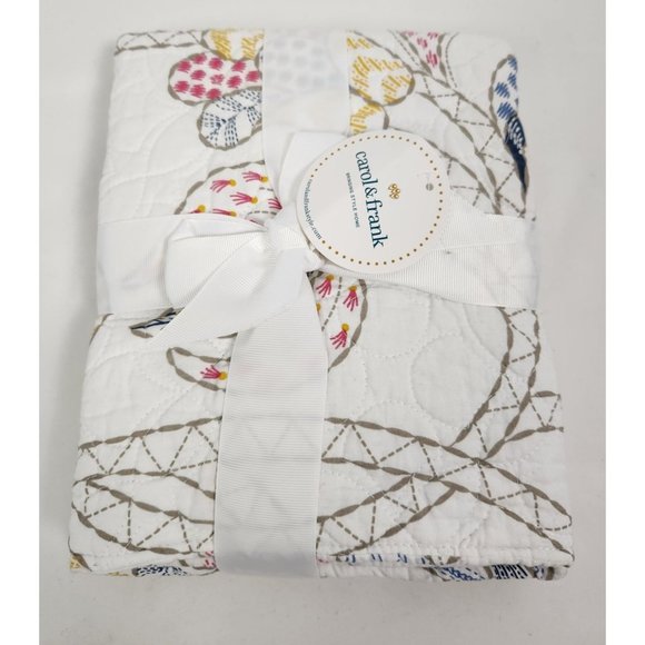 carol & frank Colonial Williamsburg Brie Flamingo Standard Sham NWT - Picture 3 of 4